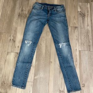 Womens Ralph Lauren denim & Supply destructed skinny jeans